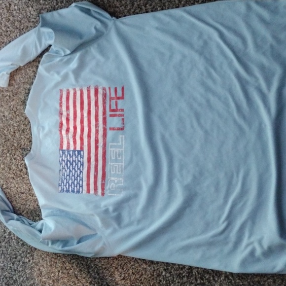 Reel Life Men's Fishing Wear Shirt Size Large - Picture 3 of 3